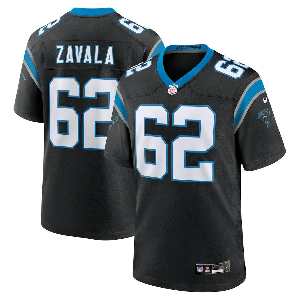 Carolina Panthers Nike Chandler Zavala  Game Jersey