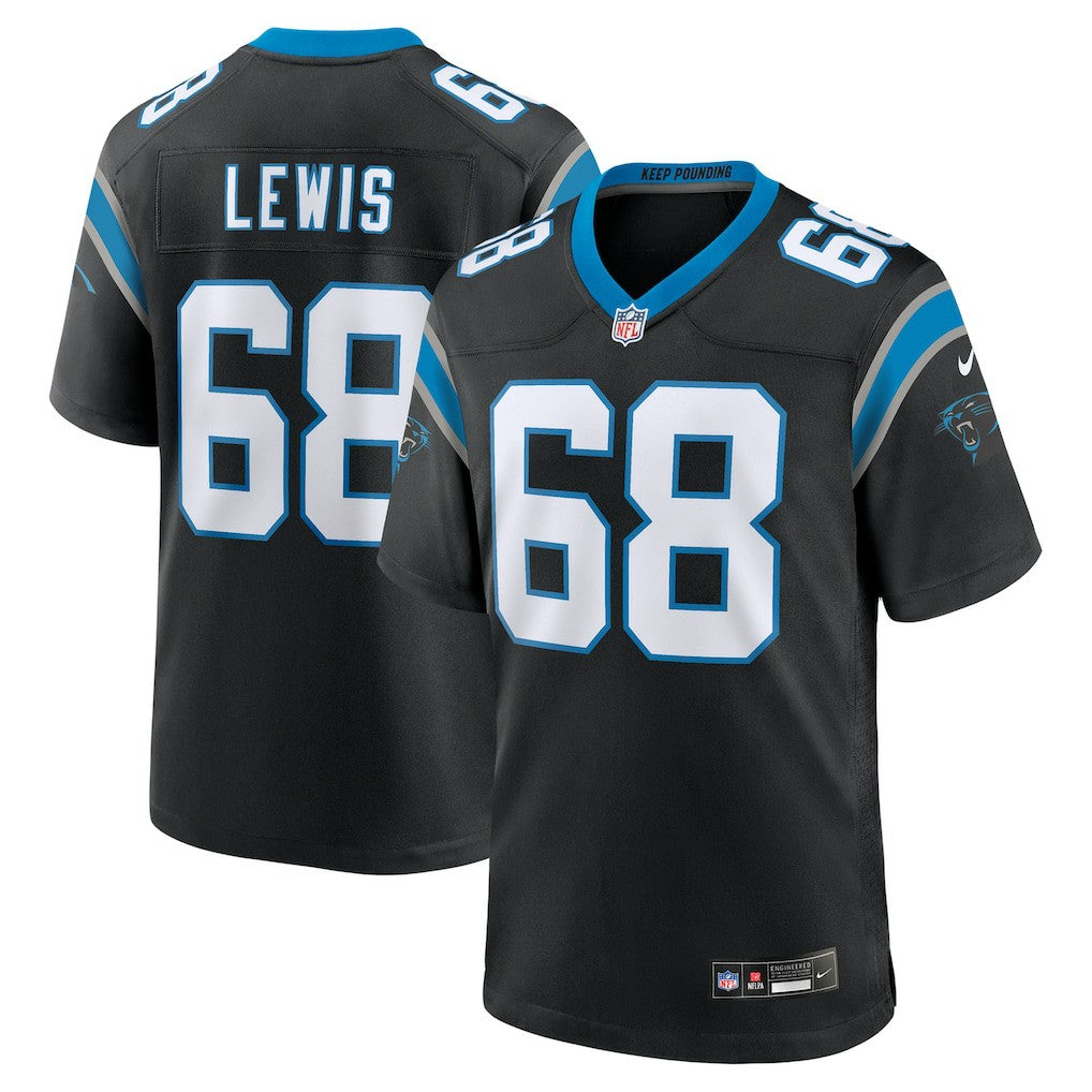 Carolina Panthers Nike Damien Lewis  Game Jersey