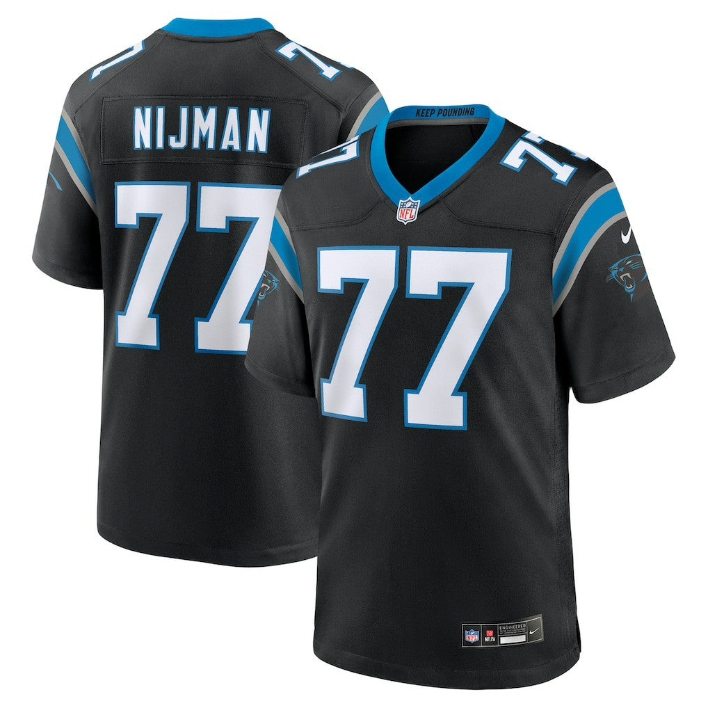 Carolina Panthers Nike Yosh Nijman  Game Jersey