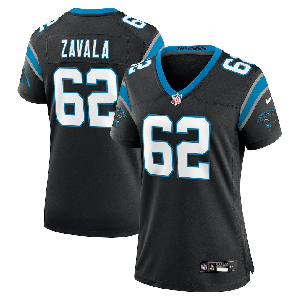 Carolina Panthers Nike Chandler Zavala  Women's Game Jersey