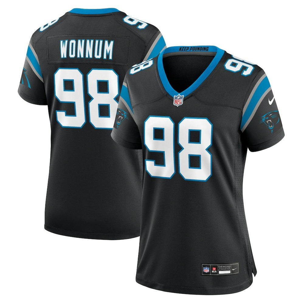 Carolina Panthers Nike D.J. Wonnum  Women's Game Jersey