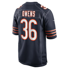 Chicago Bears Nike Jonathan Owens  Game Jersey
