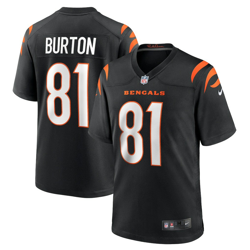 Cincinnati Bengals Nike Jermaine Burton  Game Jersey