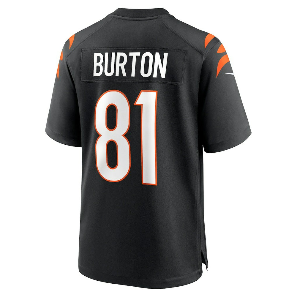 Cincinnati Bengals Nike Jermaine Burton  Game Jersey