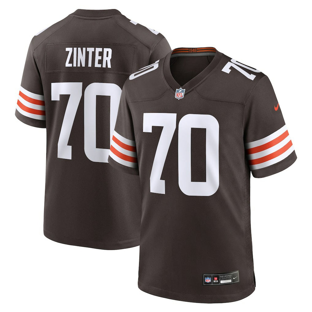 Cleveland Browns Nike Zak Zinter  Team Game Jersey