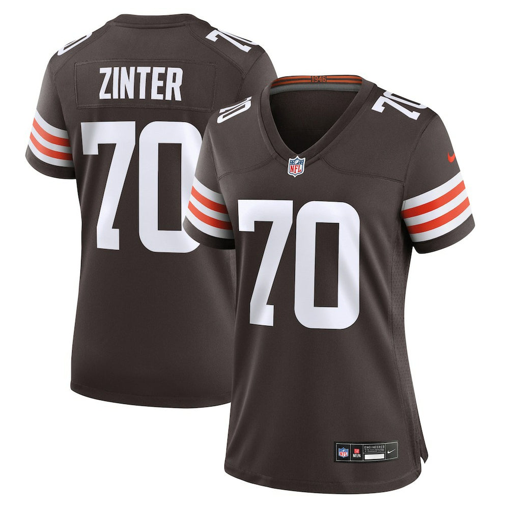 Cleveland Browns Nike Zak Zinter  Women's Game Jersey