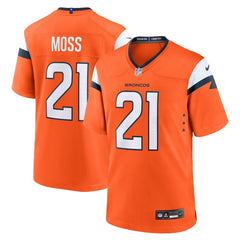 Denver Broncos Nike Riley Moss  Team Game Jersey