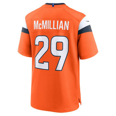 Denver Broncos Nike Ja'Quan McMillian  Team Game Jersey
