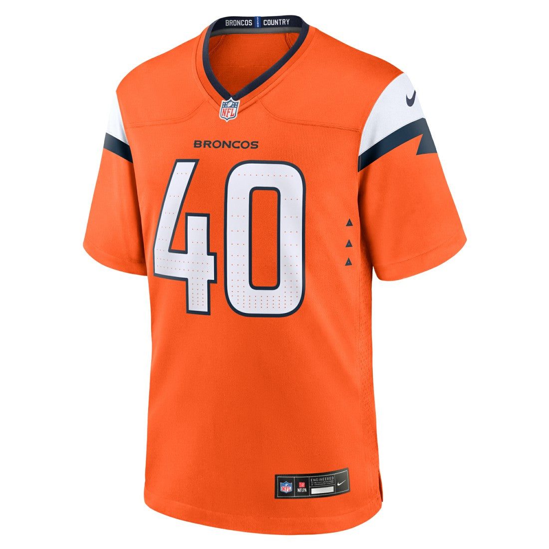 Denver Broncos Nike Justin Strnad  Team Game Jersey