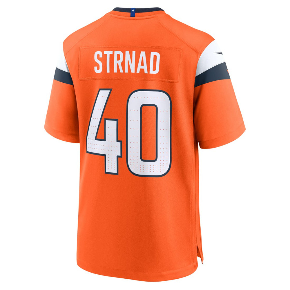 Denver Broncos Nike Justin Strnad  Team Game Jersey