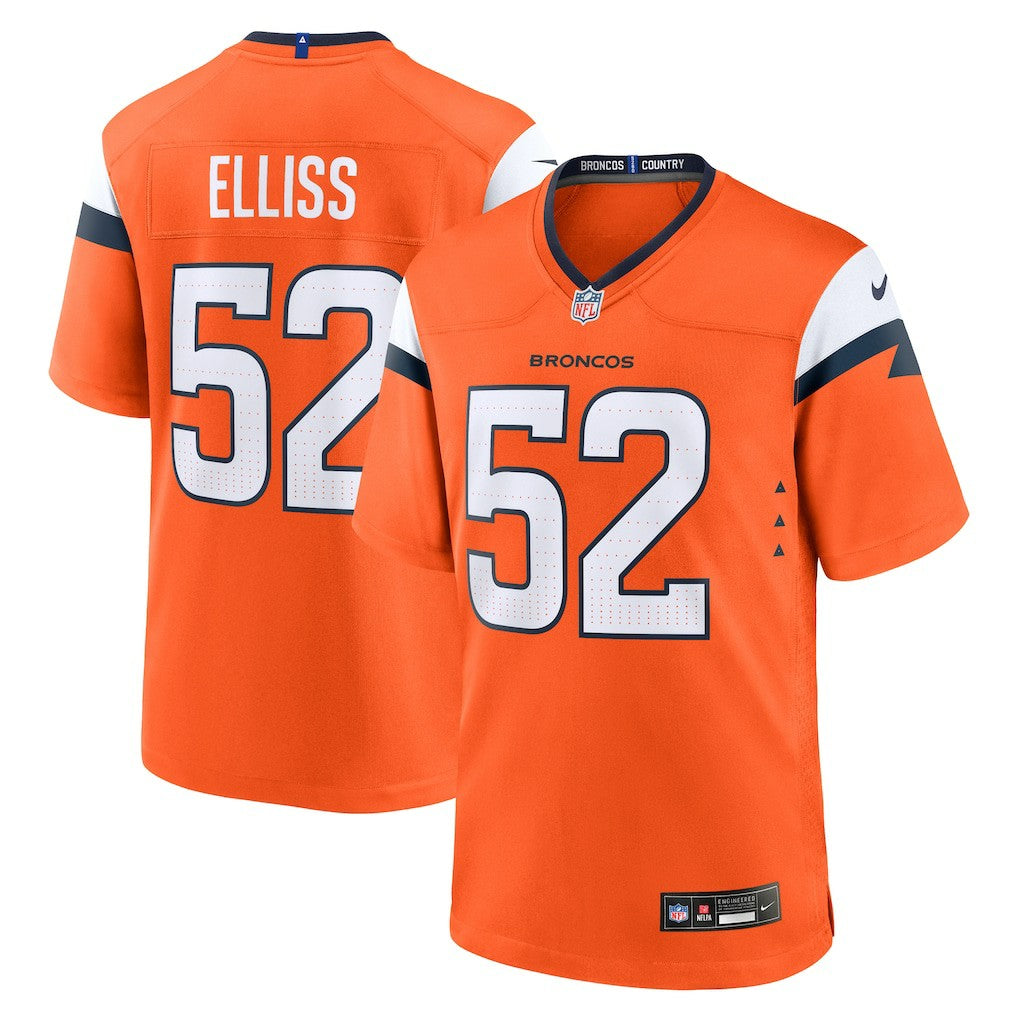 Denver Broncos Nike Jonah Elliss  Team Game Jersey