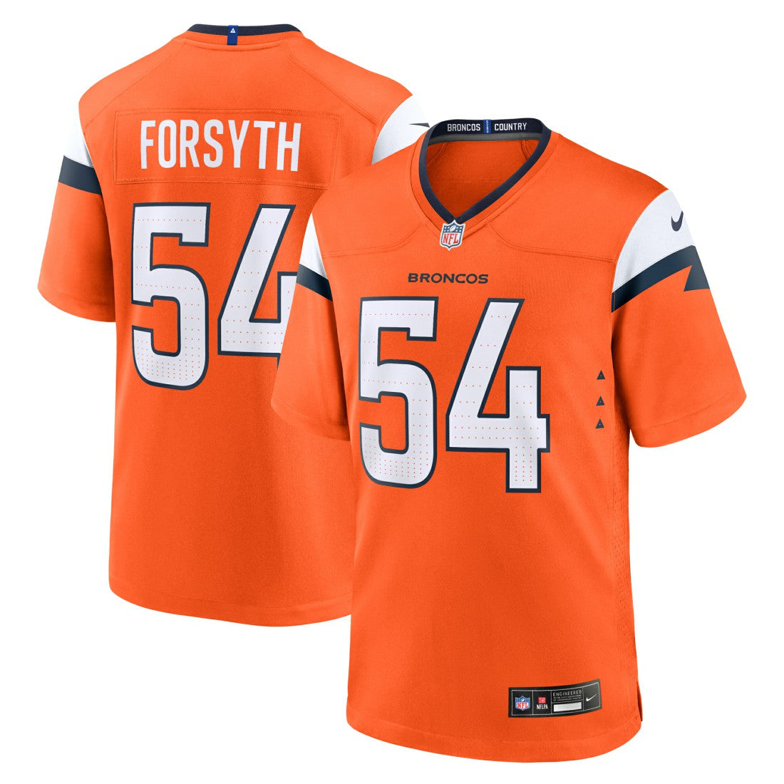 Denver Broncos Nike Alex Forsyth  Team Game Jersey