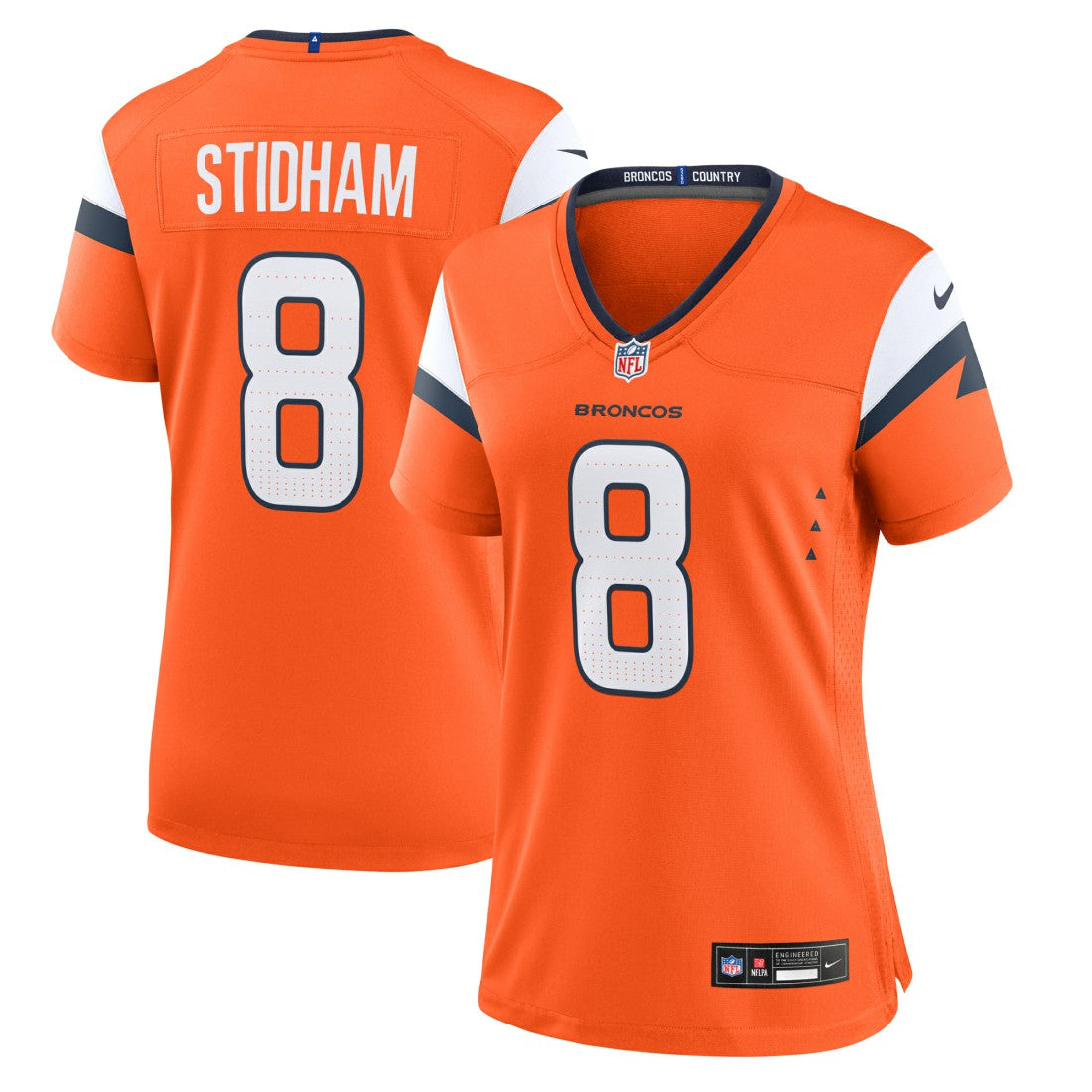 Denver Broncos Nike Jarrett Stidham  Women's Team Game Jersey