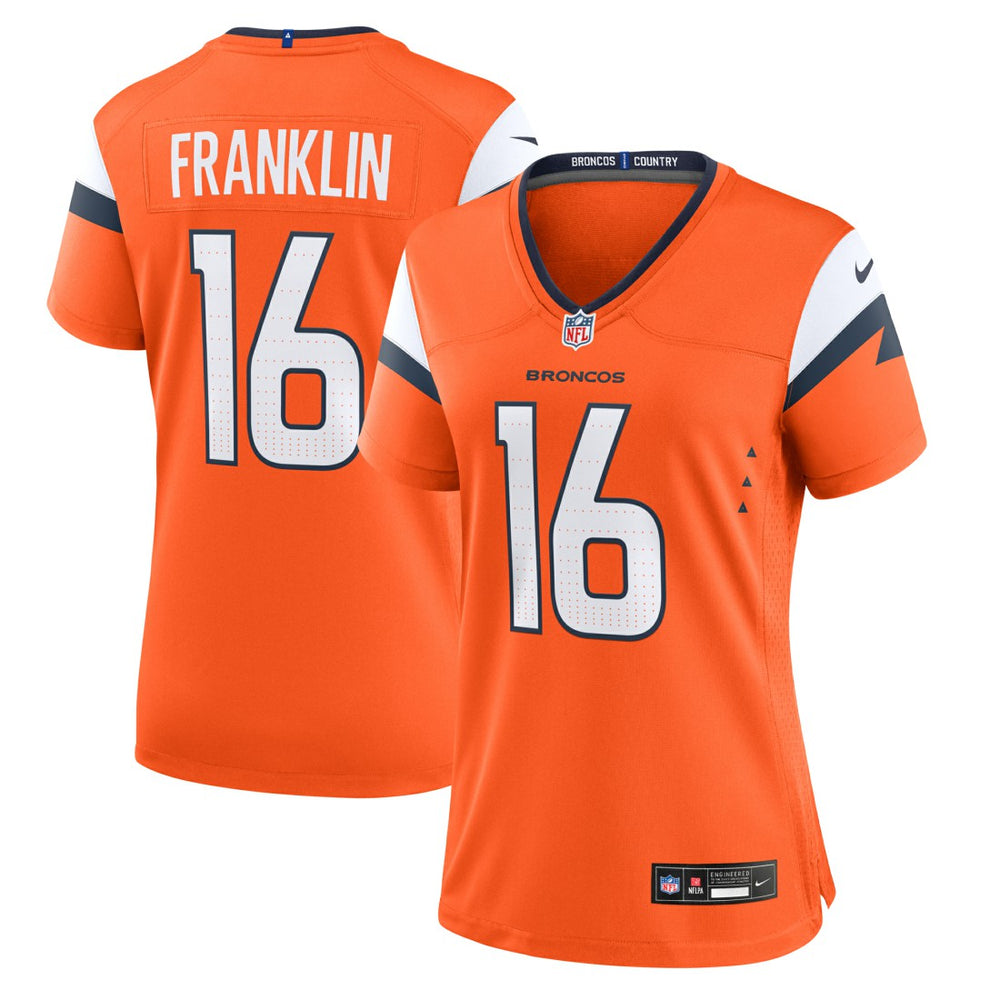 Denver Broncos Nike Troy Franklin  Women's Team Game Jersey