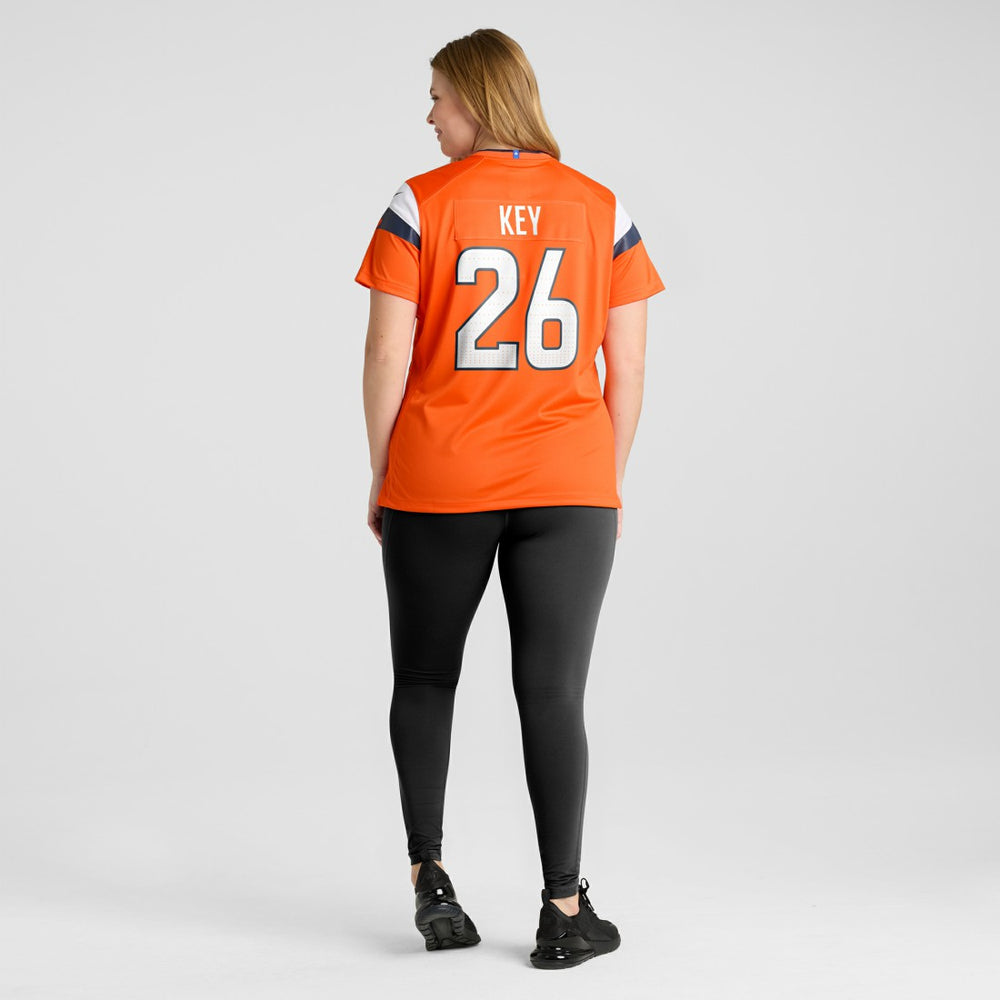 Denver Broncos Nike Devon Key  Women's Team Game Jersey