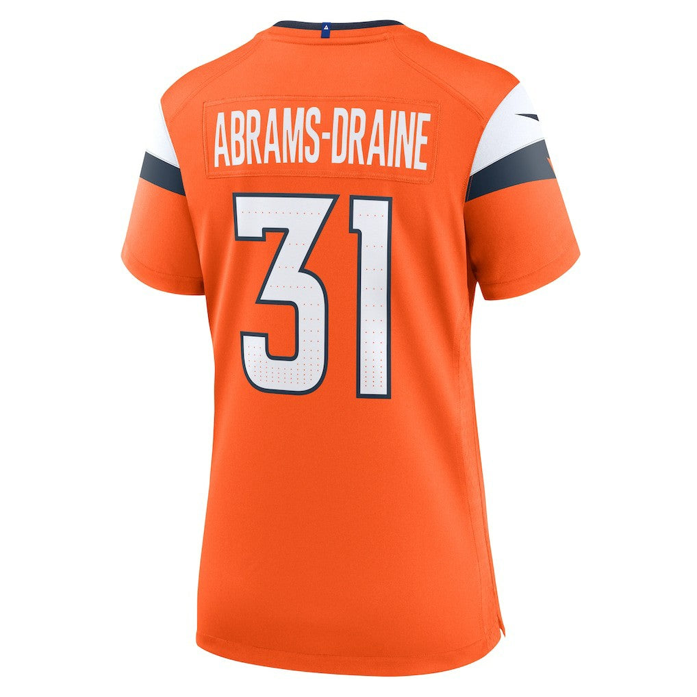 Denver Broncos Nike Kris Abrams-Draine  Women's Team Game Jersey