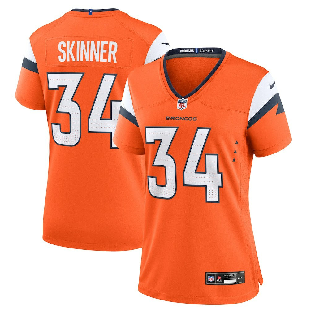 Denver Broncos Nike JL Skinner  Women's Team Game Jersey