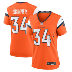 Denver Broncos Nike JL Skinner  Women's Team Game Jersey
