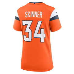 Denver Broncos Nike JL Skinner  Women's Team Game Jersey