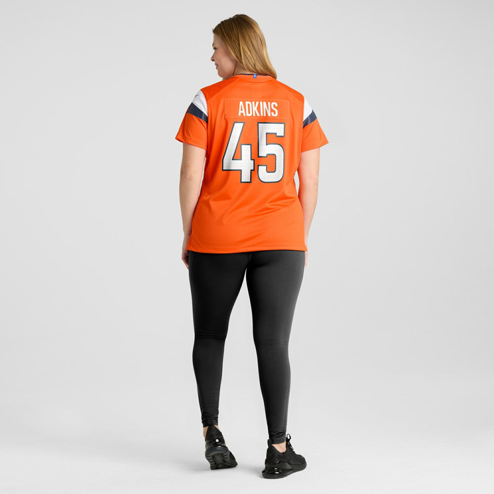 Denver Broncos Nike Nate Adkins  Women's Team Game Jersey