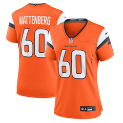 Denver Broncos Nike Luke Wattenberg  Women's Team Game Jersey