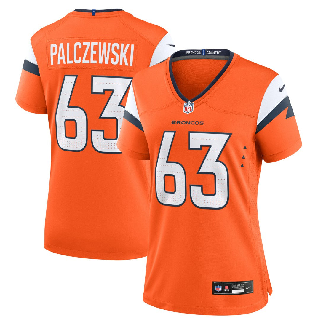 Denver Broncos Nike Alex Palczewski  Women's Team Game Jersey