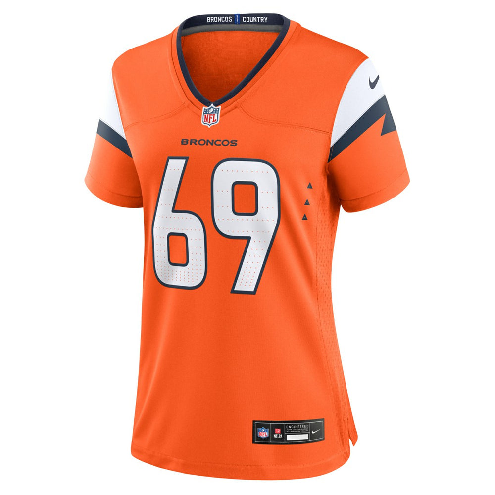 Denver Broncos Nike Mike McGlinchey  Women's Team Game Jersey