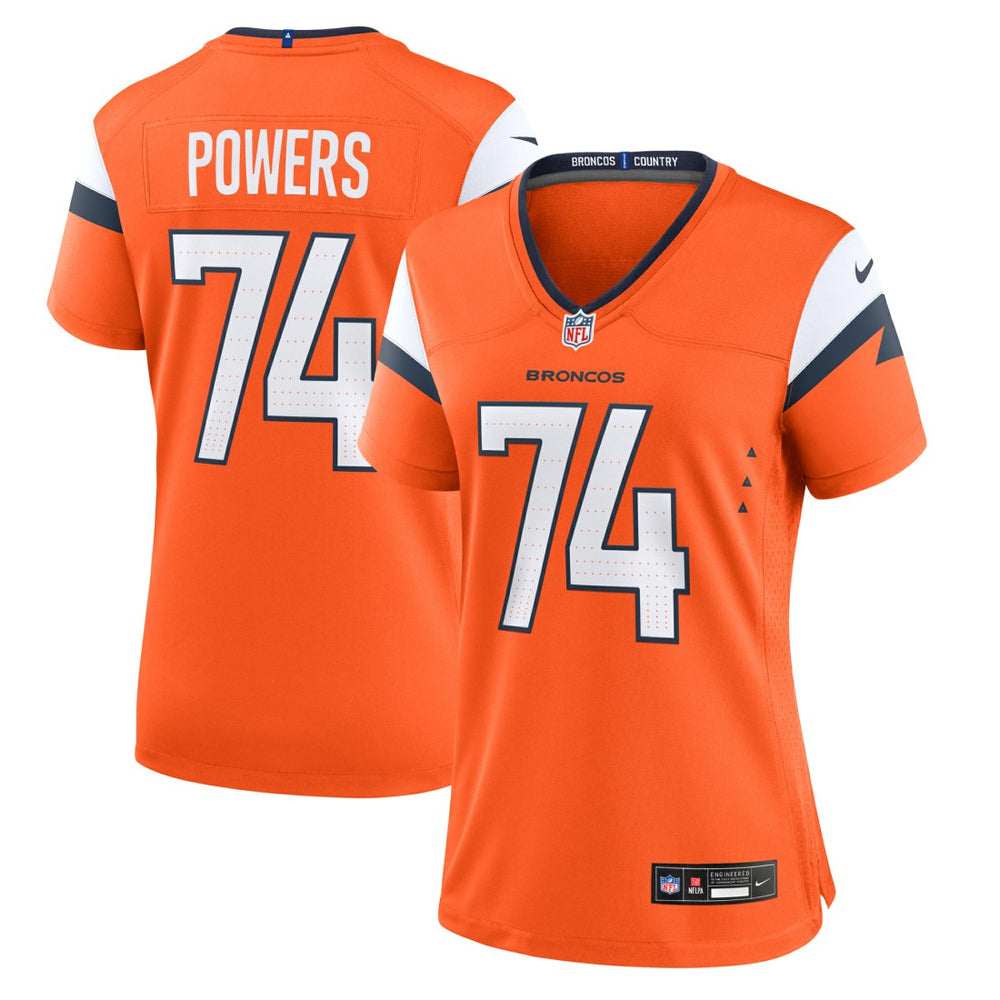 Denver Broncos Nike Ben Powers  Women's Team Game Jersey