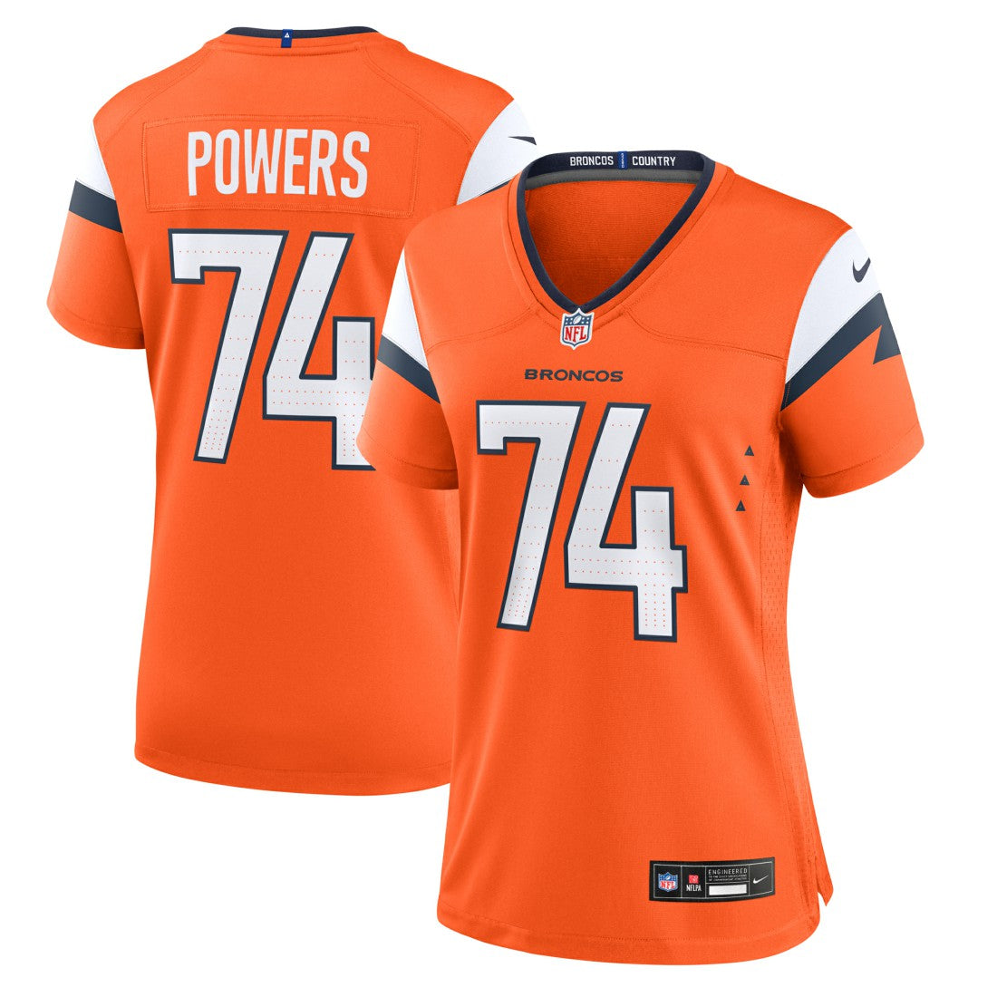 Denver Broncos Nike Ben Powers  Women's Team Game Jersey