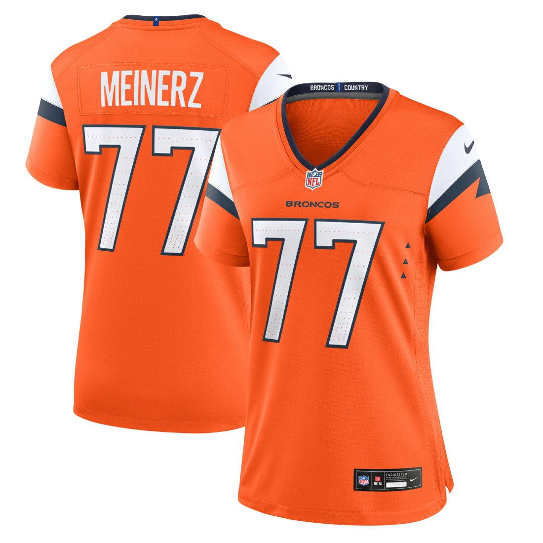 Denver Broncos Nike Quinn Meinerz  Women's Team Game Jersey