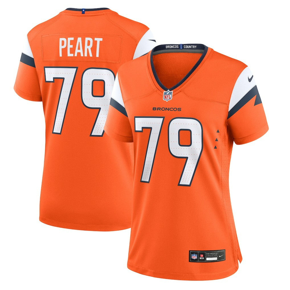 Denver Broncos Nike Matt Peart  Women's Team Game Jersey
