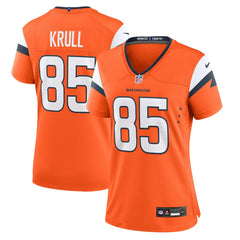 Denver Broncos Nike Lucas Krull  Women's Team Game Jersey
