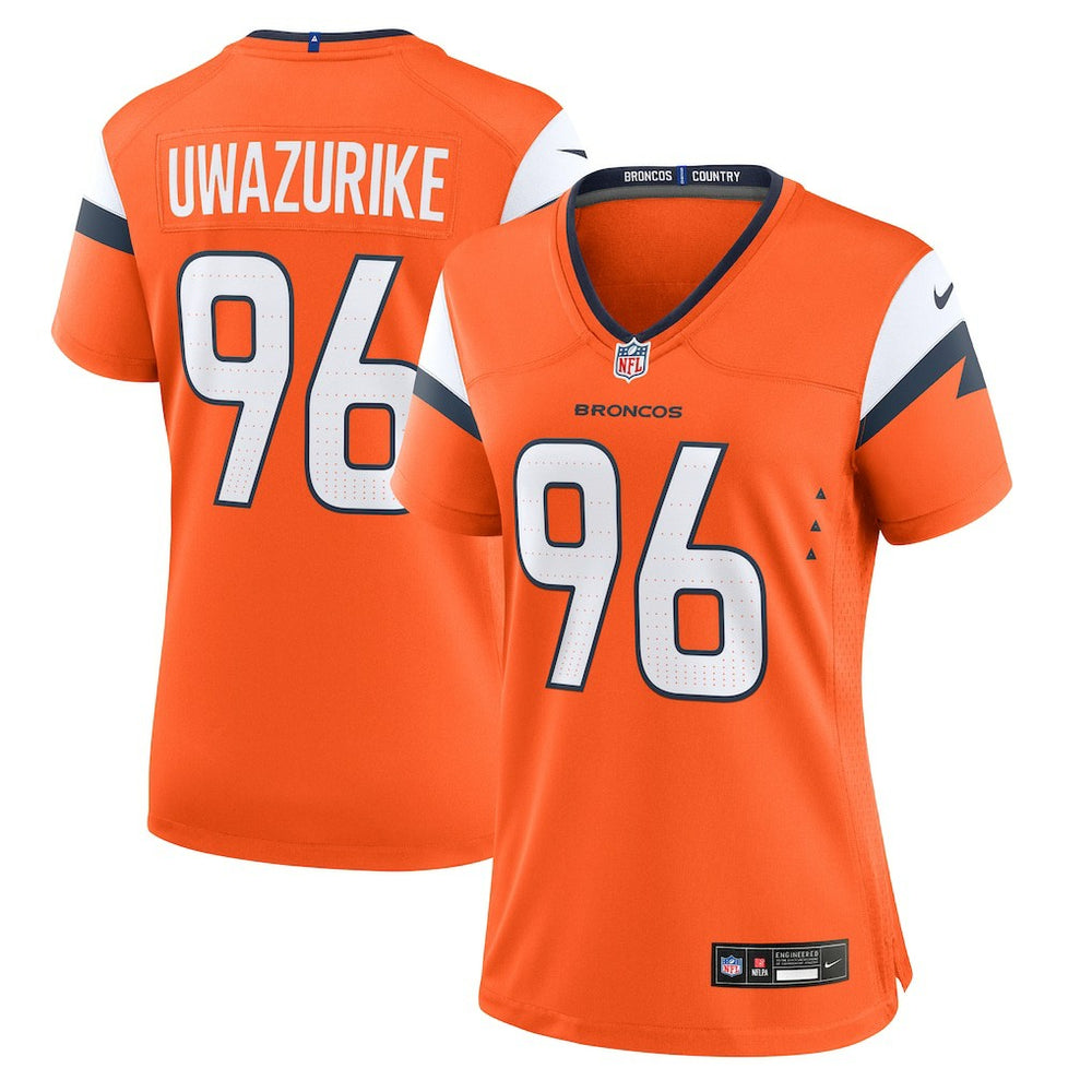 Denver Broncos Nike Eyioma Uwazurike  Women's Team Game Jersey