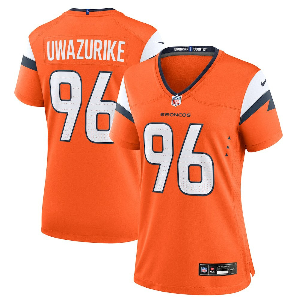 Denver Broncos Nike Eyioma Uwazurike  Women's Team Game Jersey