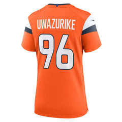 Denver Broncos Nike Eyioma Uwazurike  Women's Team Game Jersey