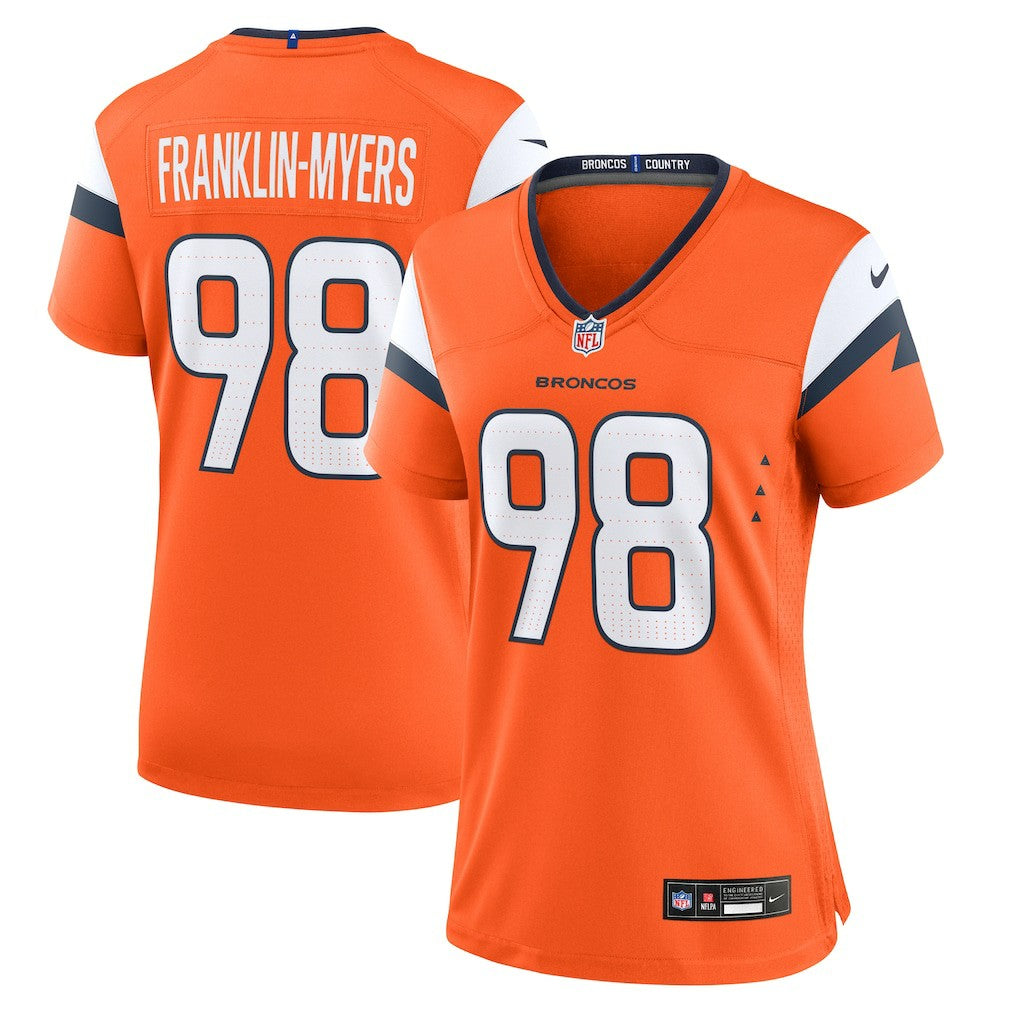 Denver Broncos Nike John Franklin-Myers  Women's Team Game Jersey