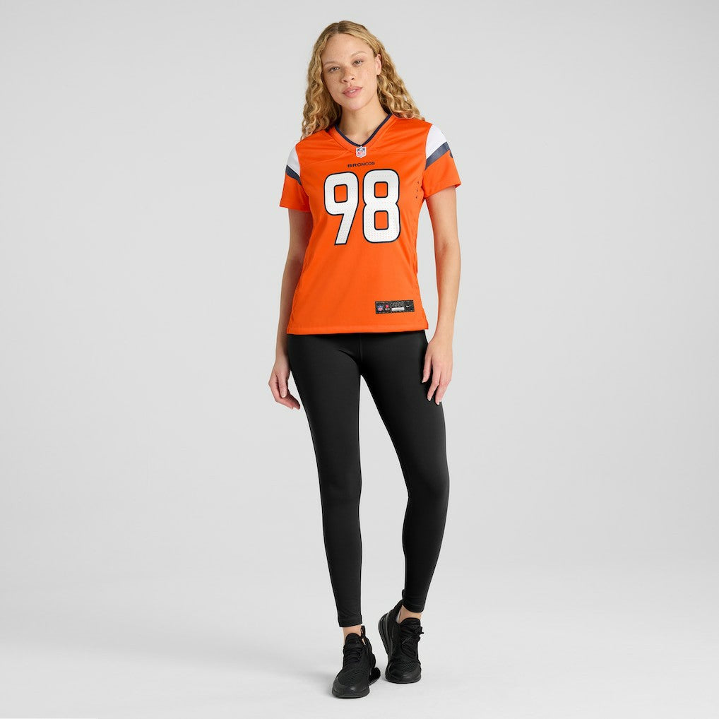 Denver Broncos Nike John Franklin-Myers  Women's Team Game Jersey