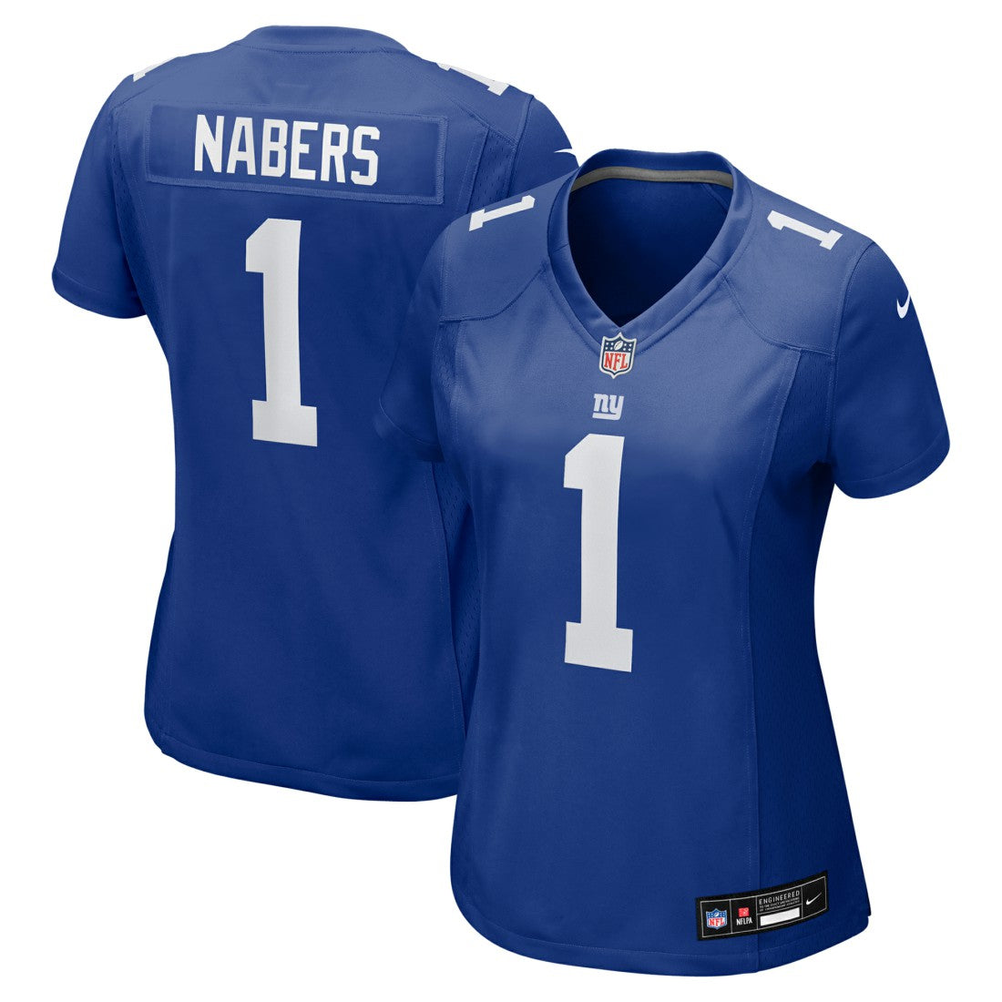 New York Giants Nike Malik Nabers  Women's Game Jersey