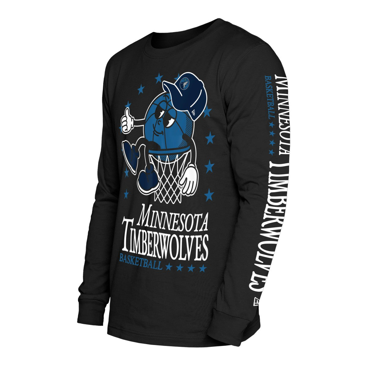 Minnesota Timberwolves Old School Sport Long Sleeve T-Shirt On Sale