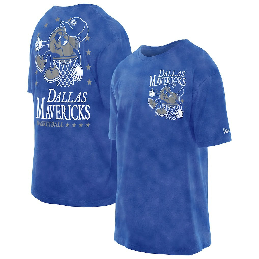 Dallas Mavericks Old School Sport Enzyme Wash Oversized T-Shirt sale On Sale