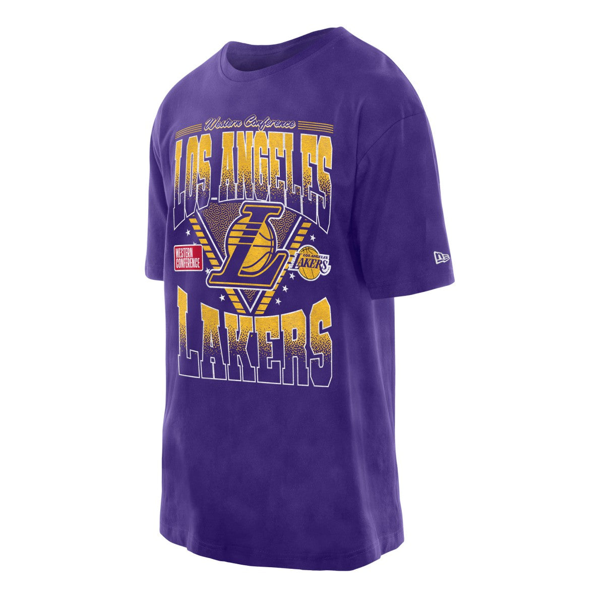Los Angeles Lakers Old School Sport Vintage Wash T-Shirt Discount