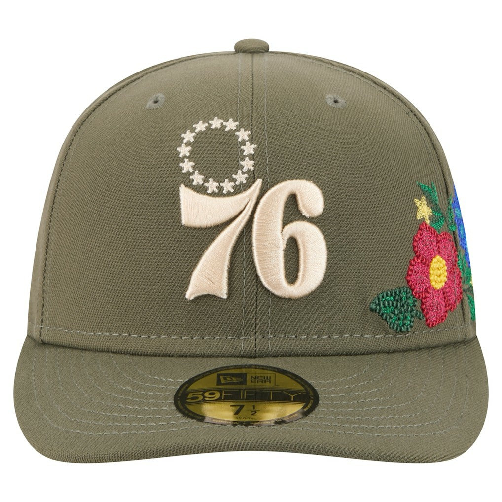 Philadelphia 76ers Tonal Florals 59FIFTY Fitted Hat New