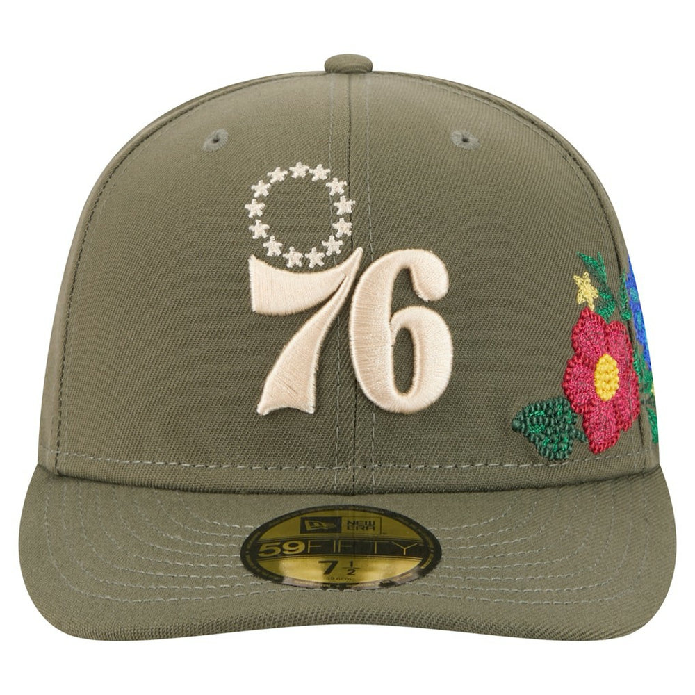 Philadelphia 76ers Tonal Florals 59FIFTY Fitted Hat New