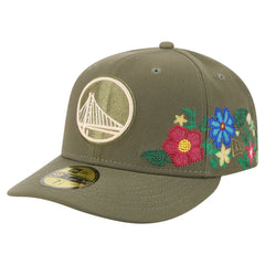 Golden State Warriors Tonal Florals 59FIFTY Fitted Hat sale Discount