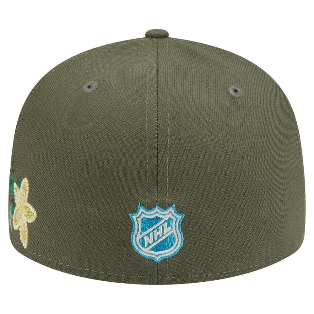 Chicago Blackhawks New Era Tonal Florals 59FIFTY Fitted Hat For Sale