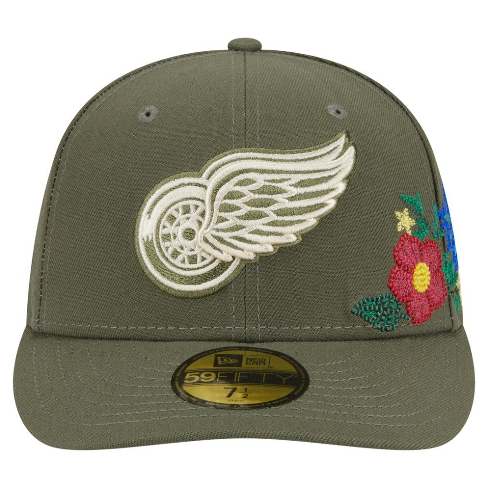 Detroit Red Wings New Era Tonal Florals 59FIFTY Fitted Hat Discount
