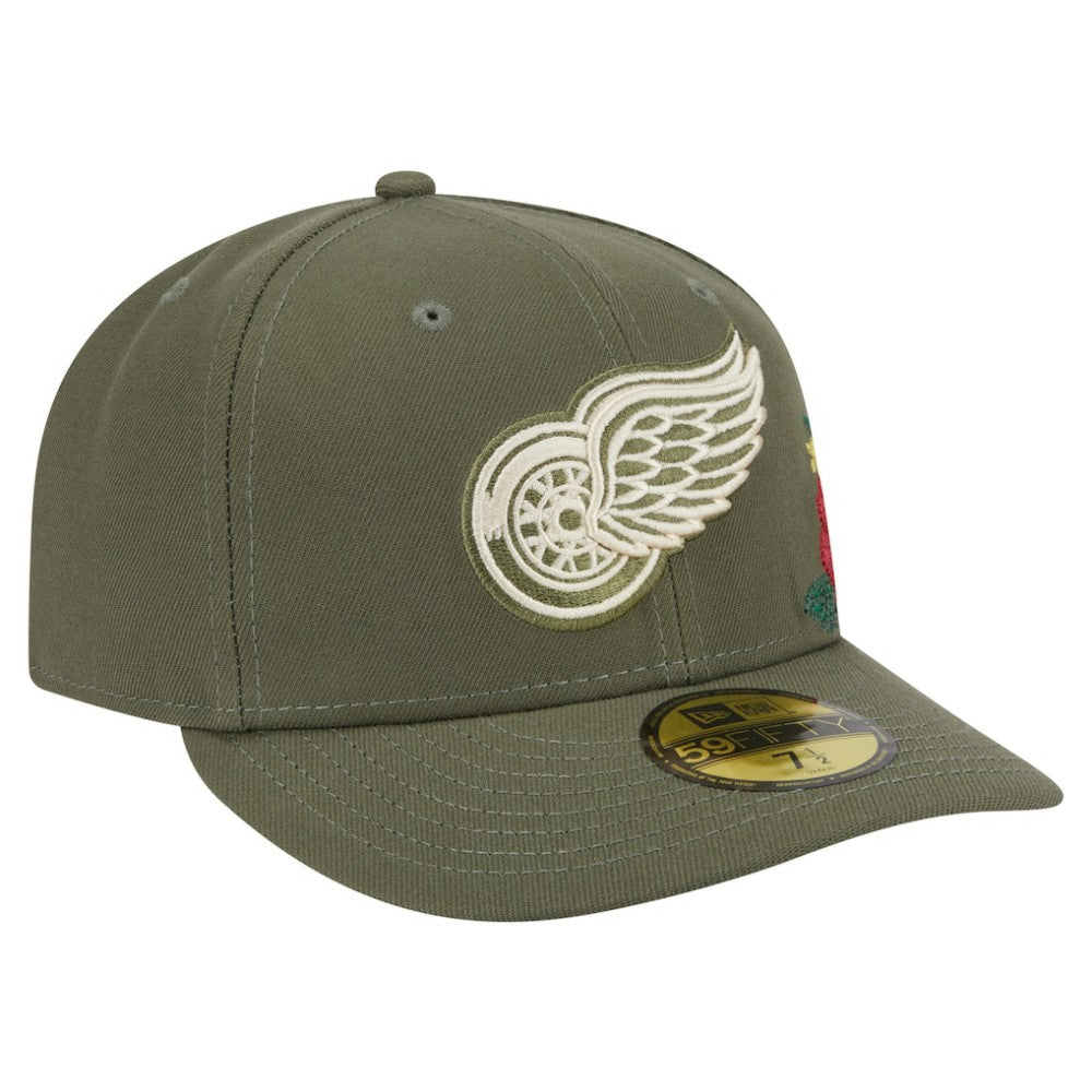 Detroit Red Wings New Era Tonal Florals 59FIFTY Fitted Hat Discount