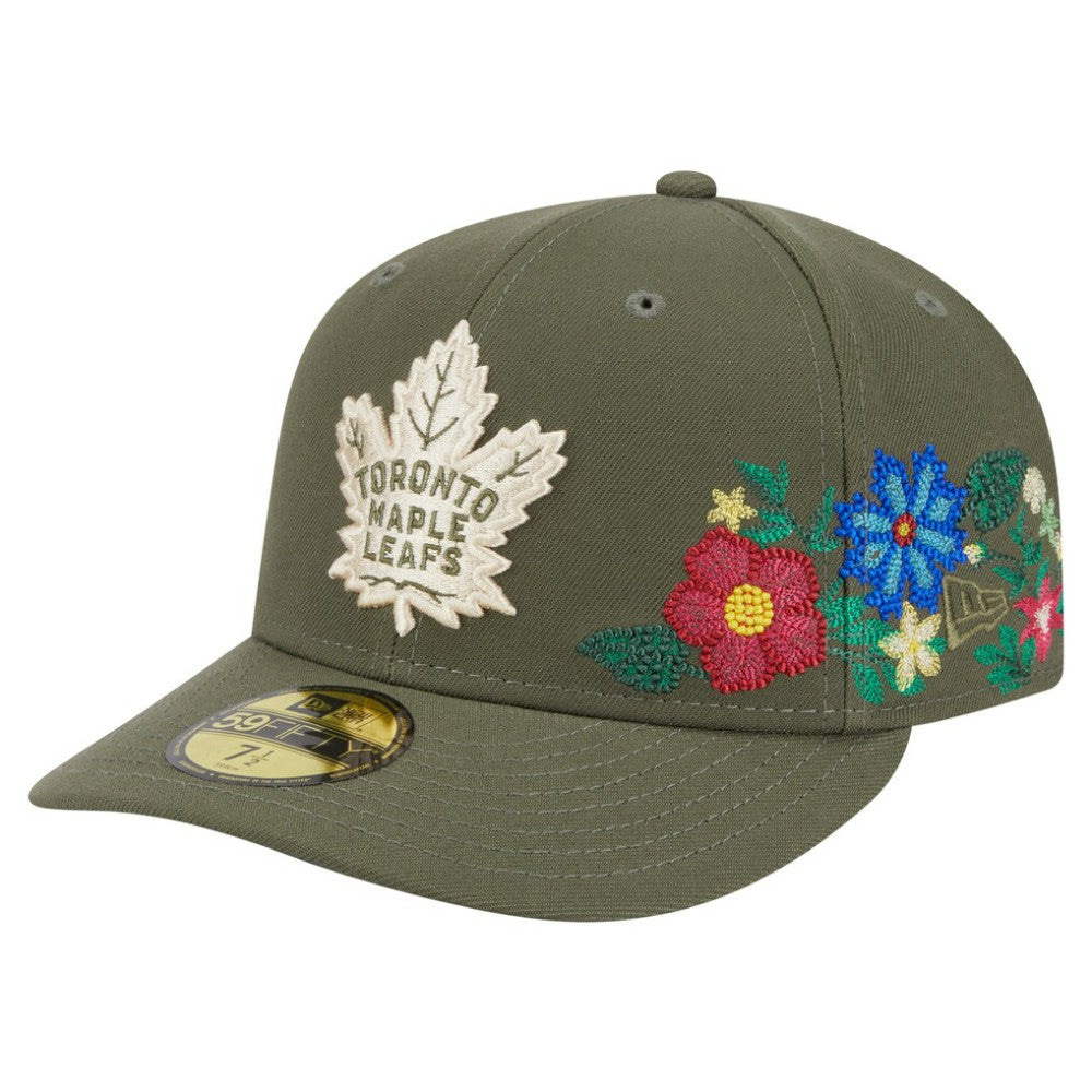 Toronto Maple Leafs New Era Tonal Florals 59FIFTY Fitted Hat Sale