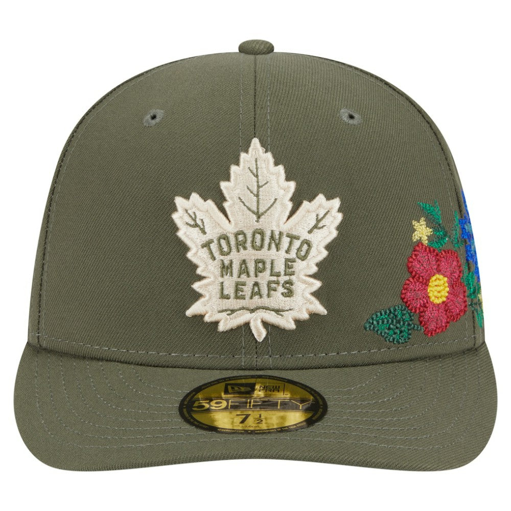 Toronto Maple Leafs New Era Tonal Florals 59FIFTY Fitted Hat Sale