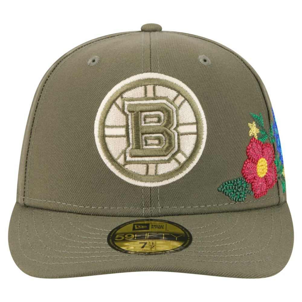 Boston Bruins New Era Tonal Florals 59FIFTY Fitted Hat For Sale